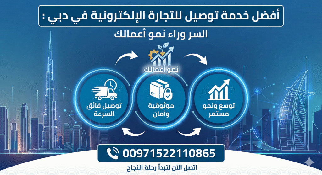 أفضل خدمة توصيل للتجارة الإلكترونية في دبي: السر وراء نمو أعمالك - 00971522110865